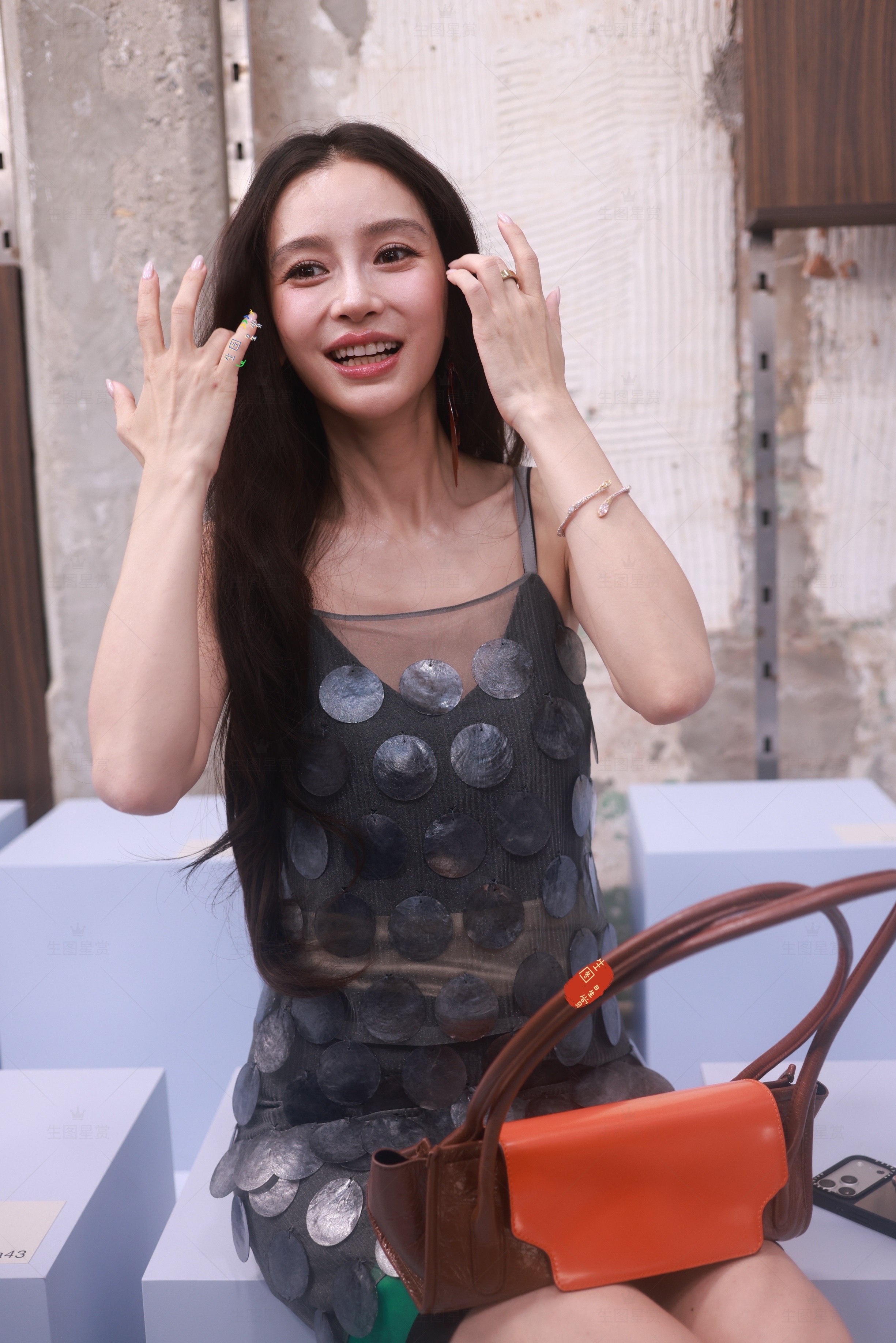 angelababy米兰秀场生图，时尚界红人260924米兰时装周 Marni看
