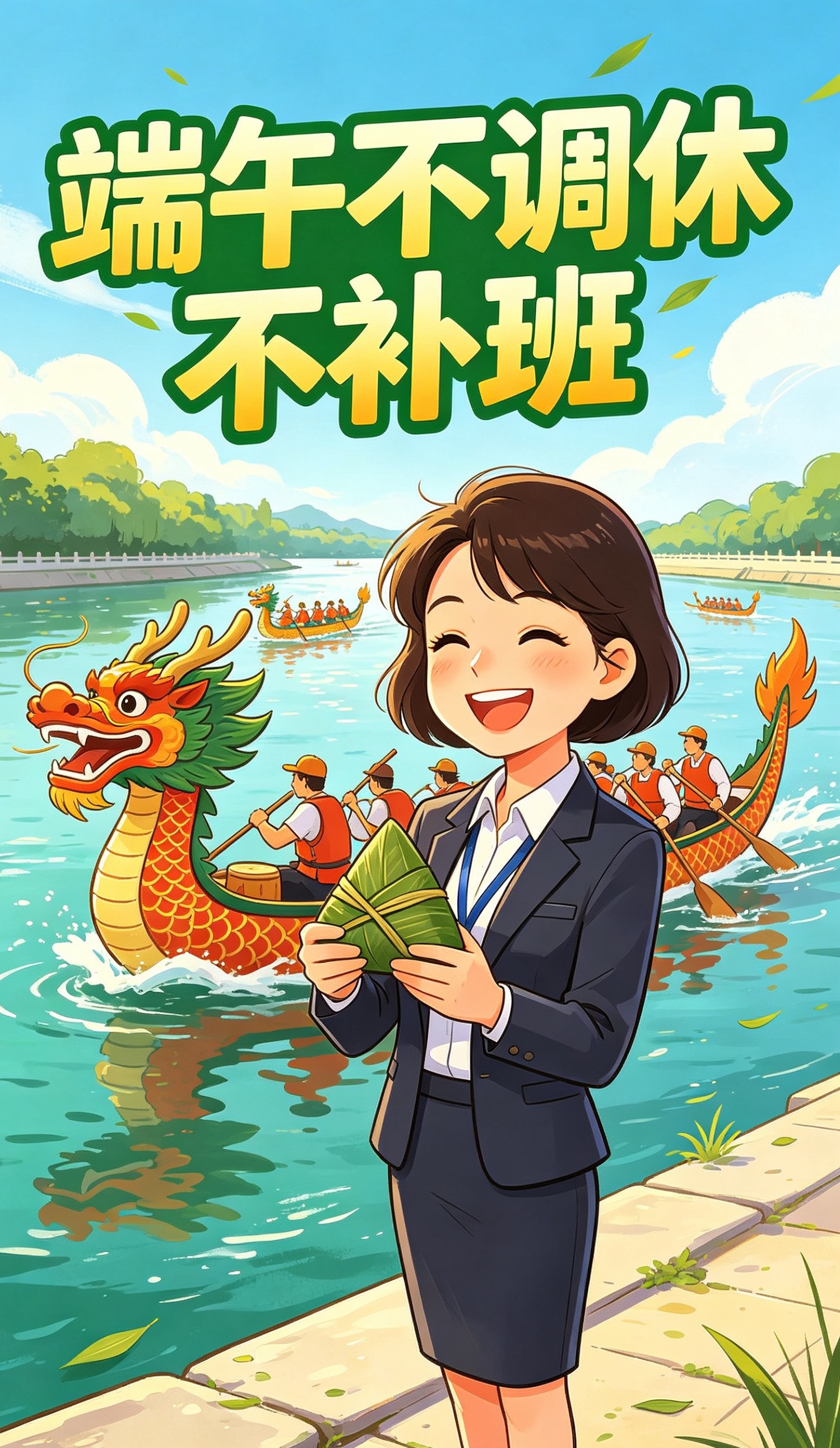 端午不调休不补班2026年端午节假期（6月19日至21日）因逢周五自然连休周末，