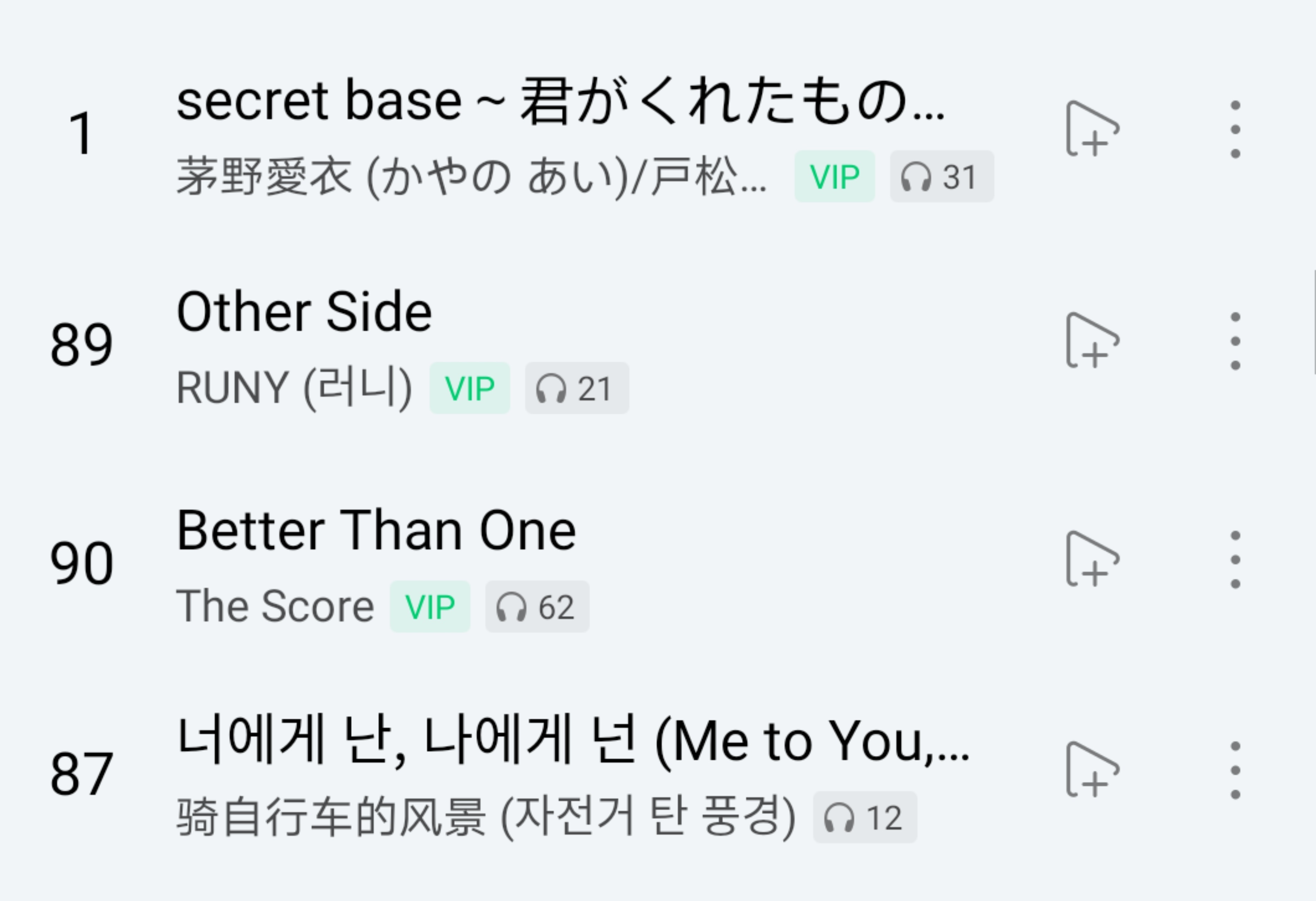 姐妹们，有没有旋律好听的外语歌推荐~(英文/韩文/日文/泰文)都可以，但旋律不要