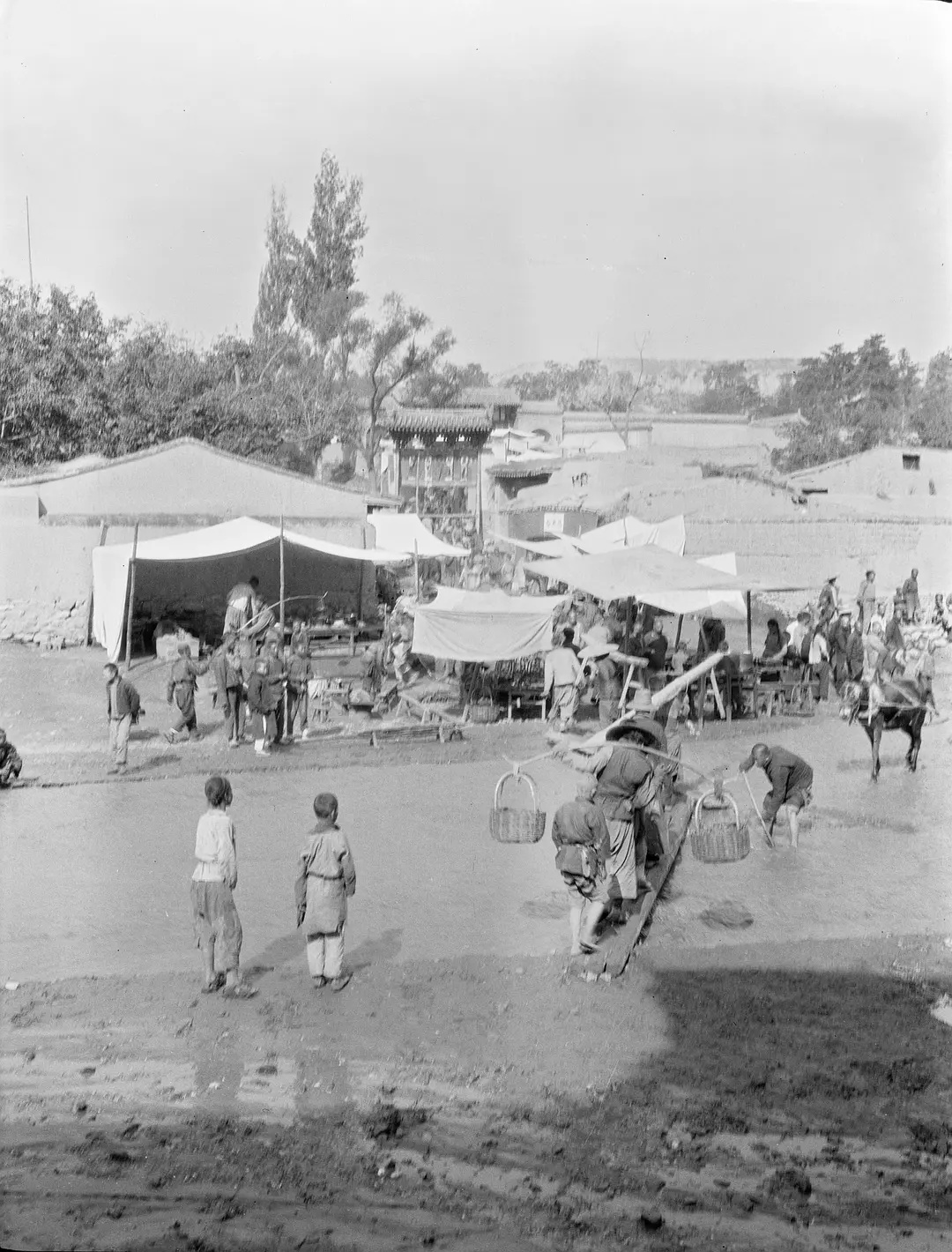 1920年左右的宁夏，甘肃地区。 ​​​