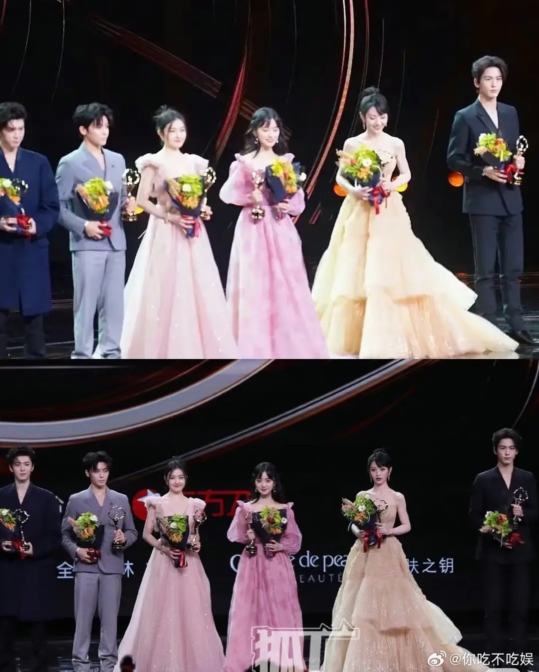 这男明星的身高真的永远是个谜。 