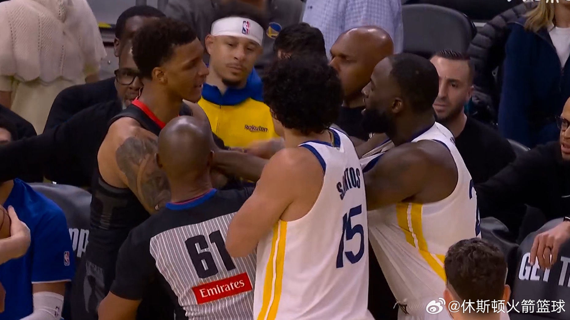 你看，有条狗急了火箭vs勇士休斯顿火箭休斯顿火箭