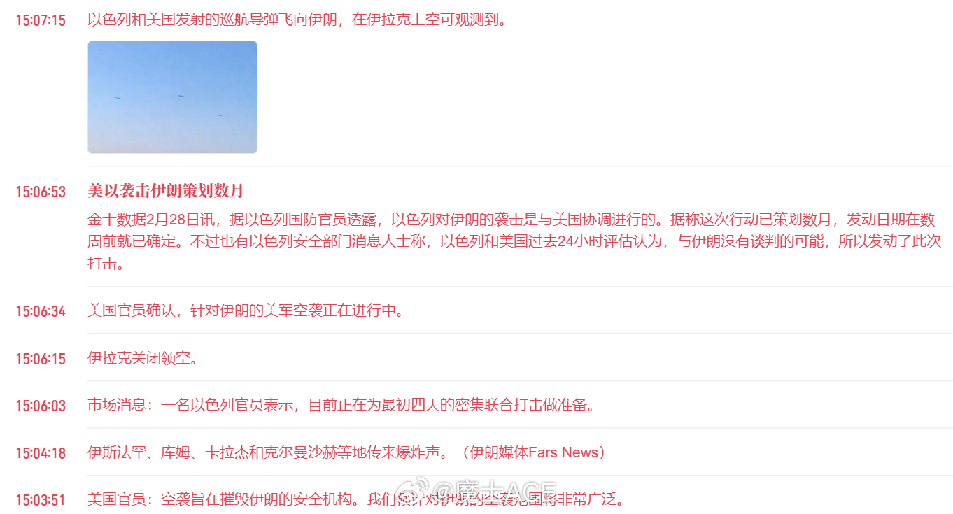 以色列对伊朗发动二次袭击烽火问鼎计划以色列宣布袭击伊朗图1是伊拉克上空飞过的巡飞