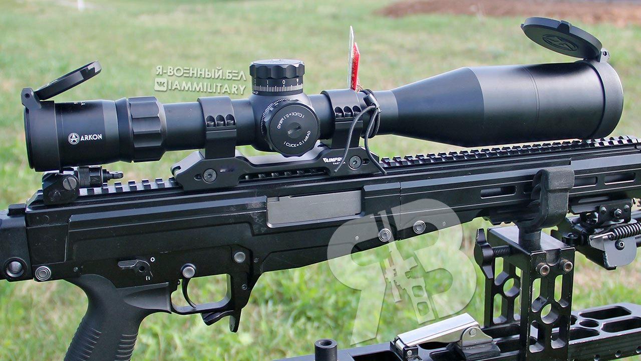 白俄罗斯装备的一把SVCh狙击步枪，换装Arkon Model A 5-30х5