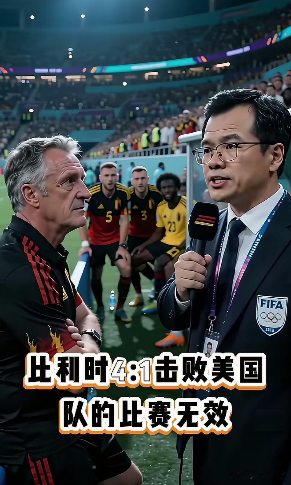 特朗普：我宣布，比利时4：1击败美国队无效！
比利时：为什么？
特朗普：因为比赛