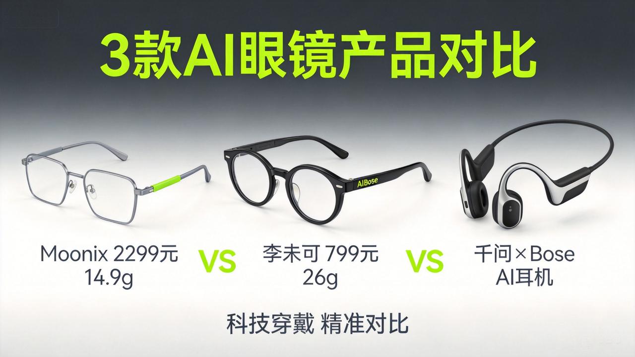 3款AI眼镜WAIC打架：799 vs 2299，哪个值

WAIC上AI眼镜直