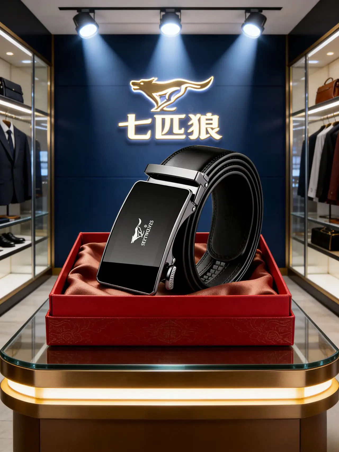 正品七匹狼皮带男士穿搭男士必备高端大气男士皮带