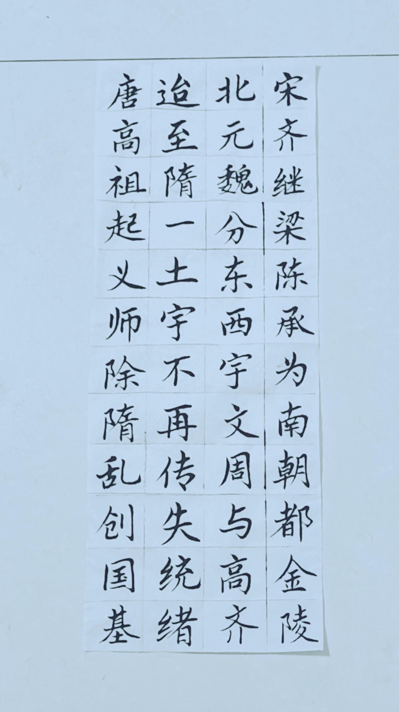 第十五天练字打卡→正楷《三子经》，怎么感觉没进步？