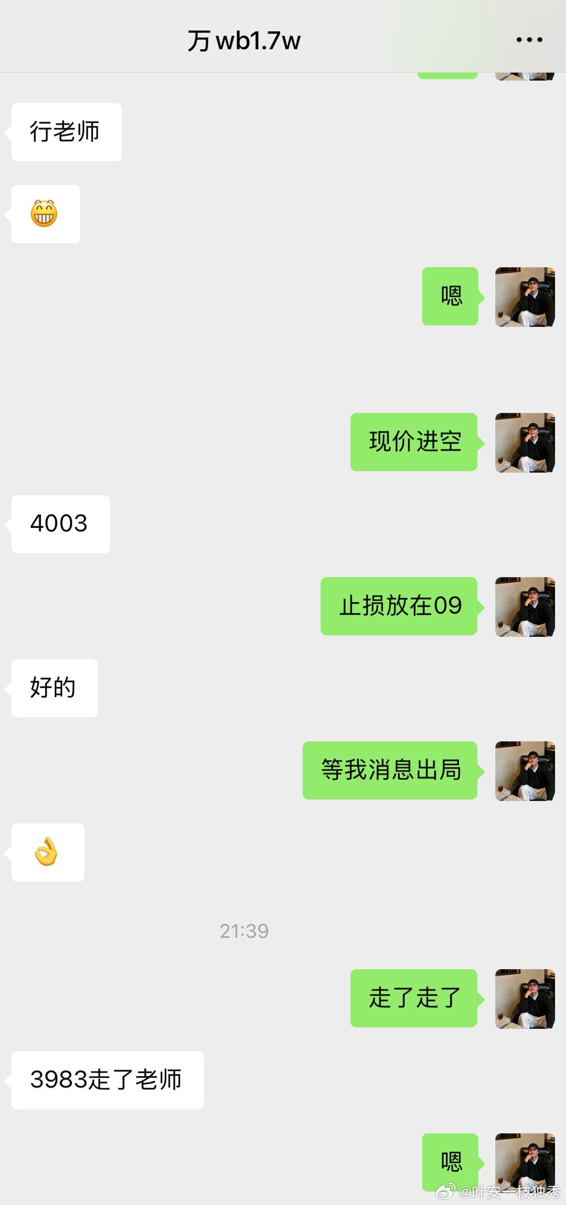 万先生（28）进场空单4003-3083，收获20点空间，落袋4000美。不用频
