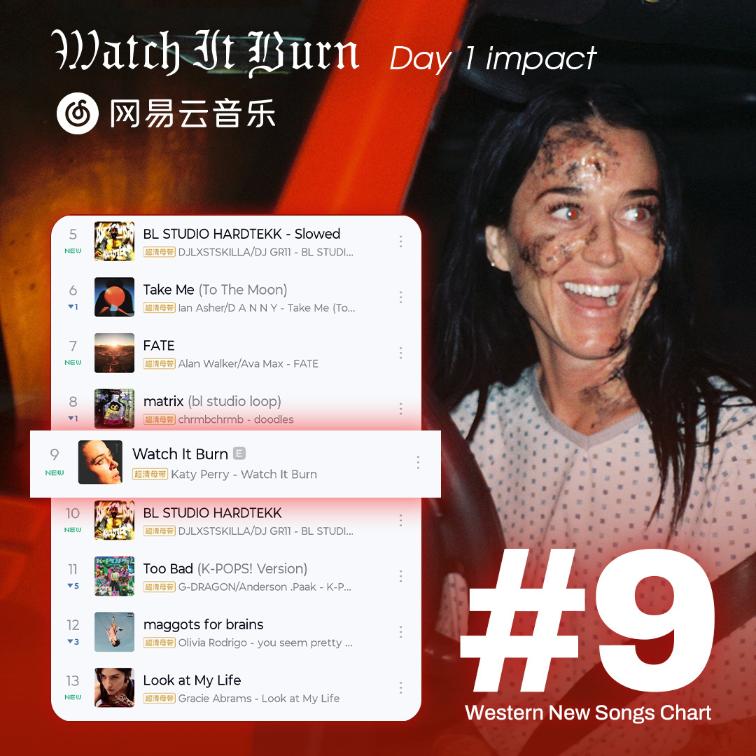 KatyPerry Katy Perry 火热新单《Watch It Burn》
