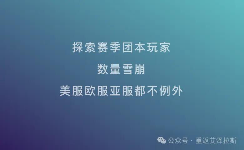 玩家集体抛弃探索赛季团队副本
以上图中数据均来自wcl统计，只要在相应时间段曾打