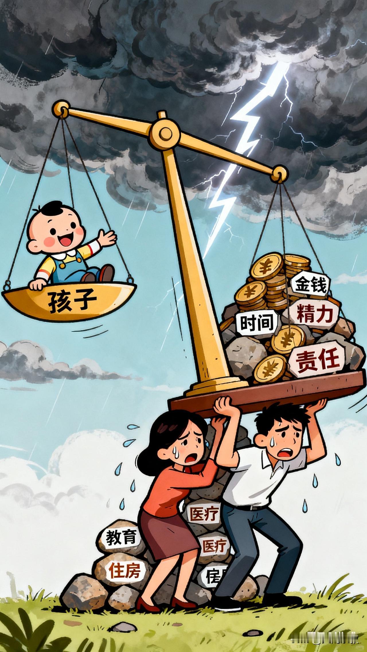 发现没？
其实养孩子花钱真不多
现在每个家庭压力都挺大
说养不起孩子
其实这钱没