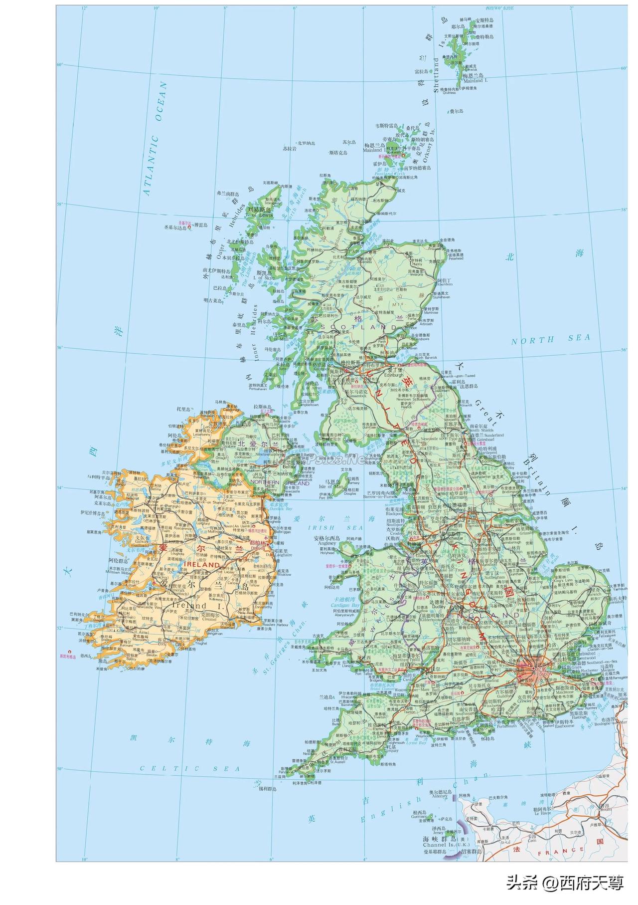 英国遭遇的麻烦，完全不亚于德国，美国！苏格兰在闹独立，北爱尔兰想脱离，威尔士也不
