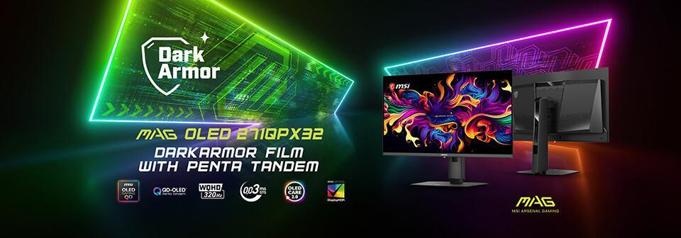 微星带来MAG OLED 271QPX32显示器2KTandem技术微星宣布，推
