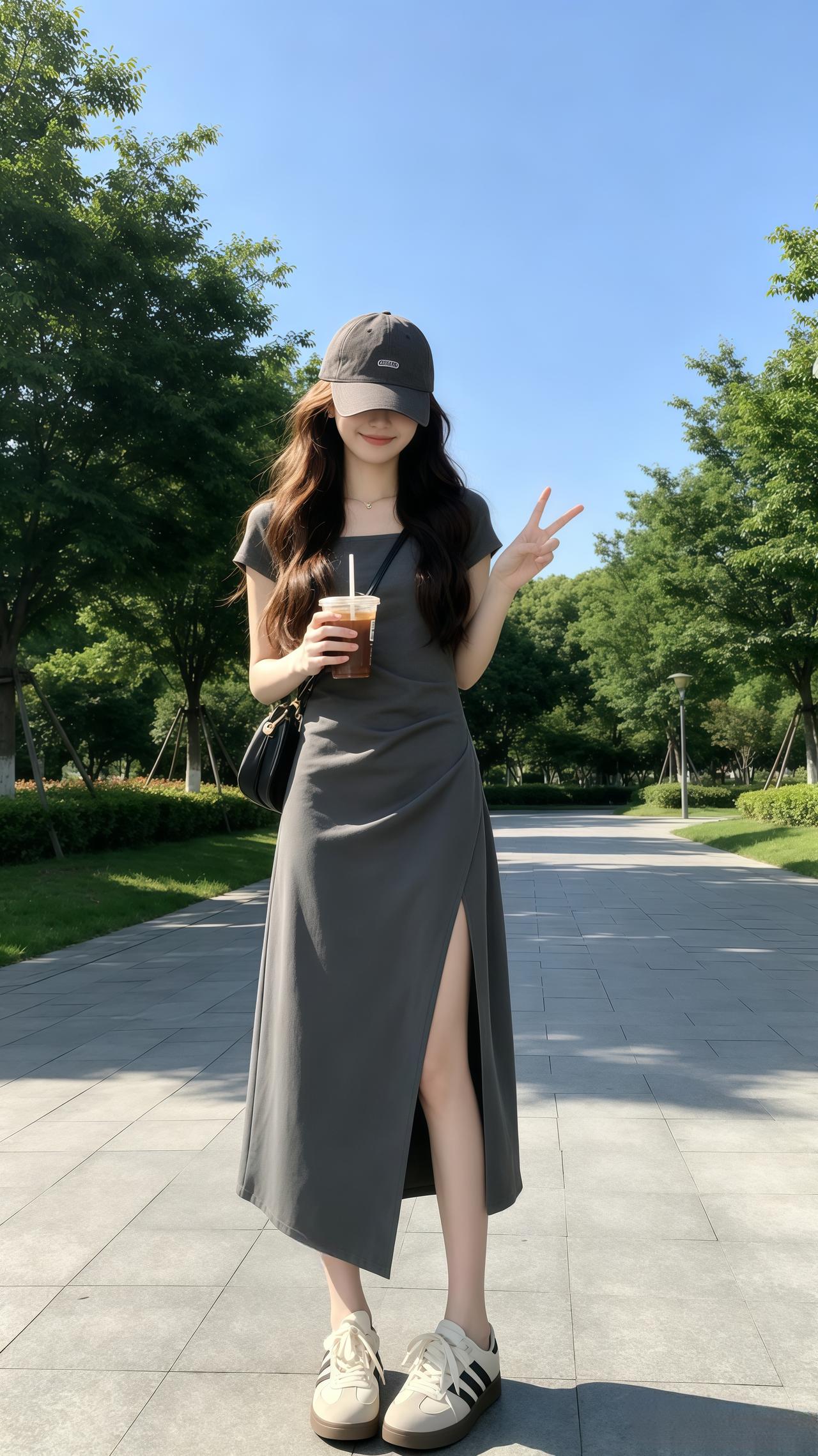 韩系穿搭连衣裙夏季穿搭穿搭今天穿什么