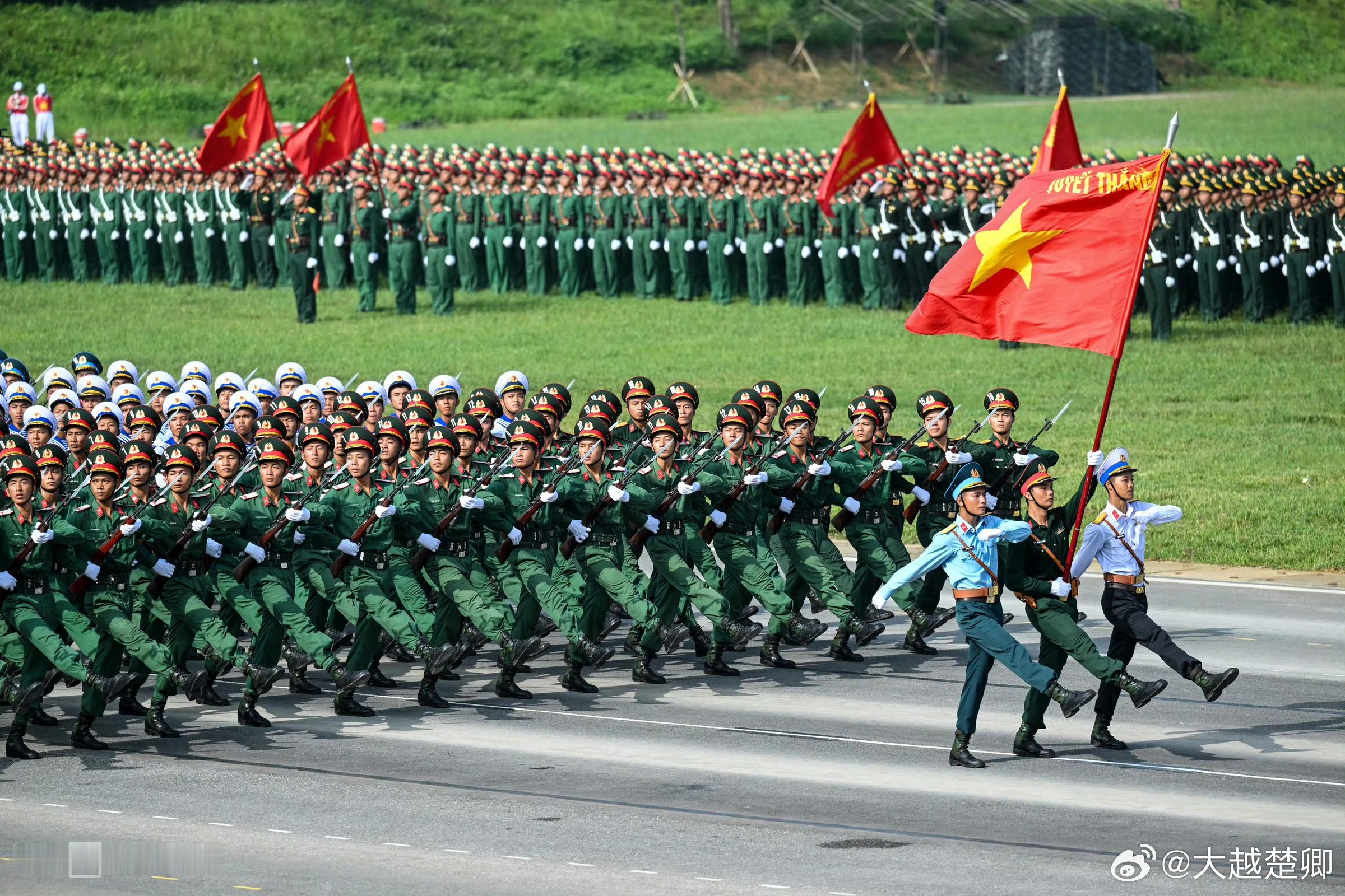 越南国庆阅兵彩排。 ​​​