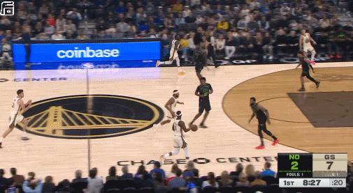 26勇士的快攻五打四金州勇士G21vs鹈鹕