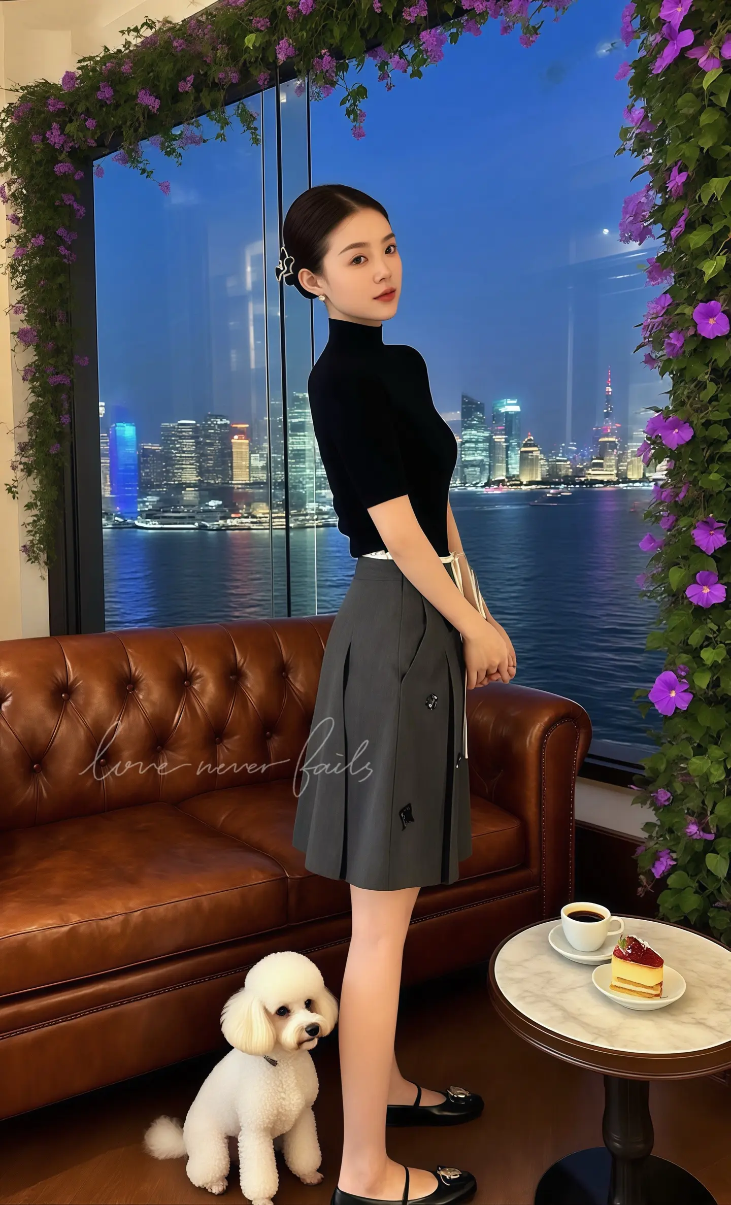 如果上班都穿流光高智风。
