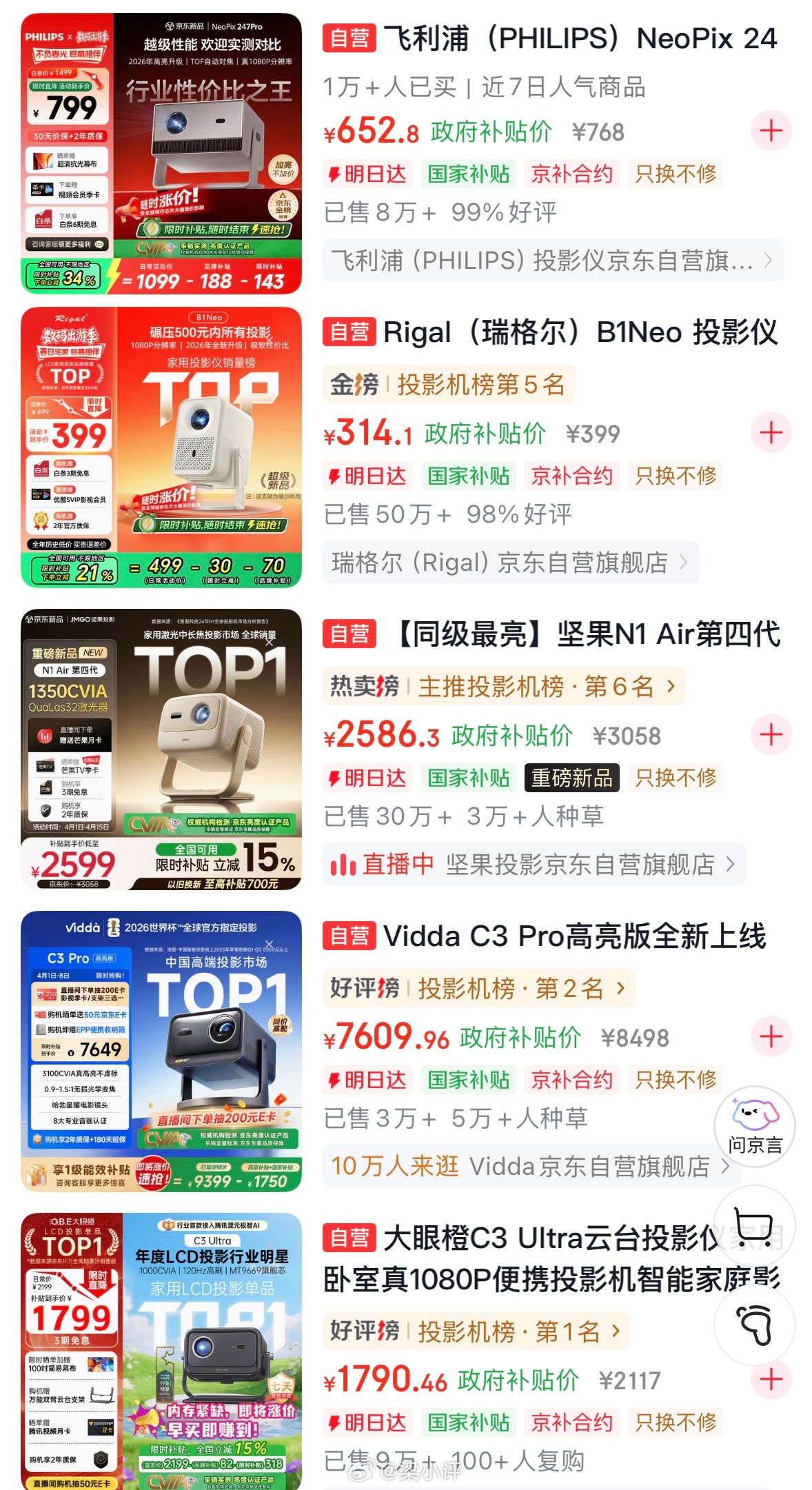 近5年中国投影机出货量（洛图科技）2025年：555.5万台，-19.4%202