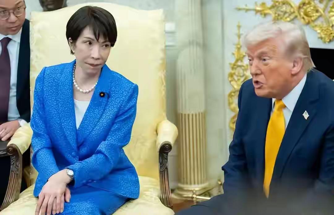 日本当美国是盟友，美国当日本是条狗

高市早苗访美，与老特会晤。

记者招待会上