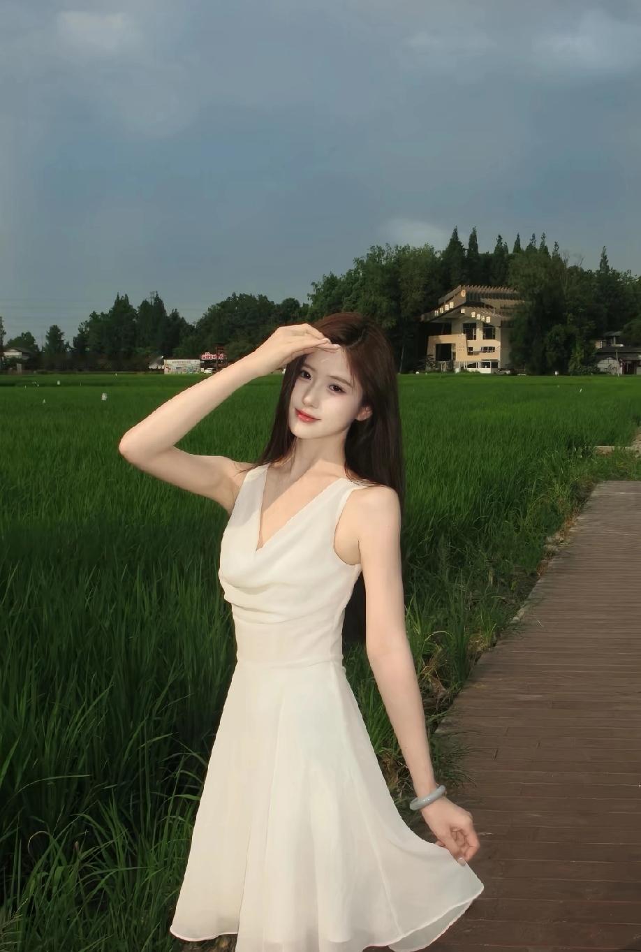 仙女下凡吧，太美了宛若仙女 女神 美女人像群 美女 高雅气质美女 甜妹 甜美