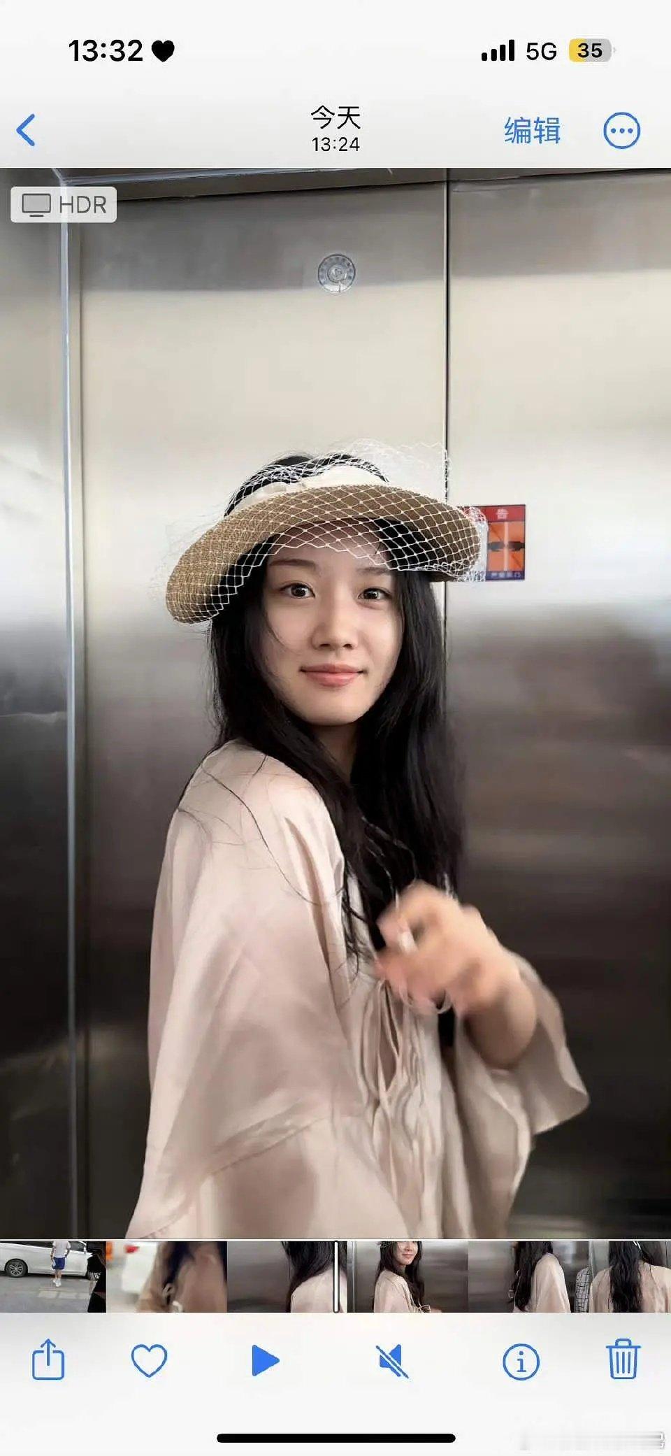 只能说卢昱晓素颜生图状态挺好的，但是在娱乐圈就显得平平无奇 ​​​