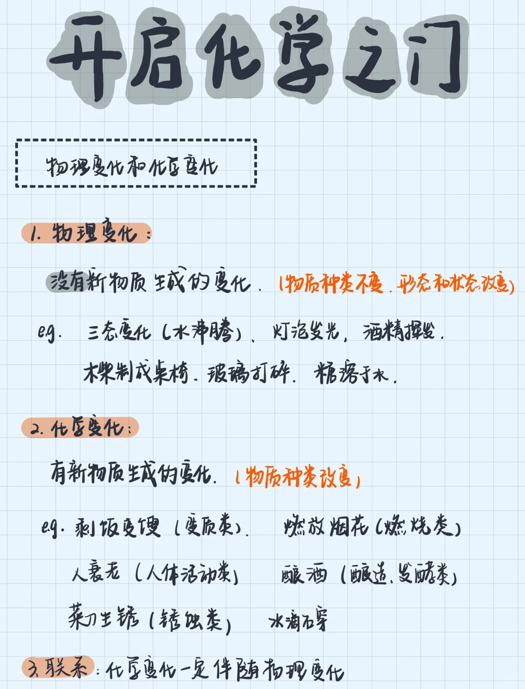 准初三｜预习笔记‼️第一章第一节👉🏻冲‼️