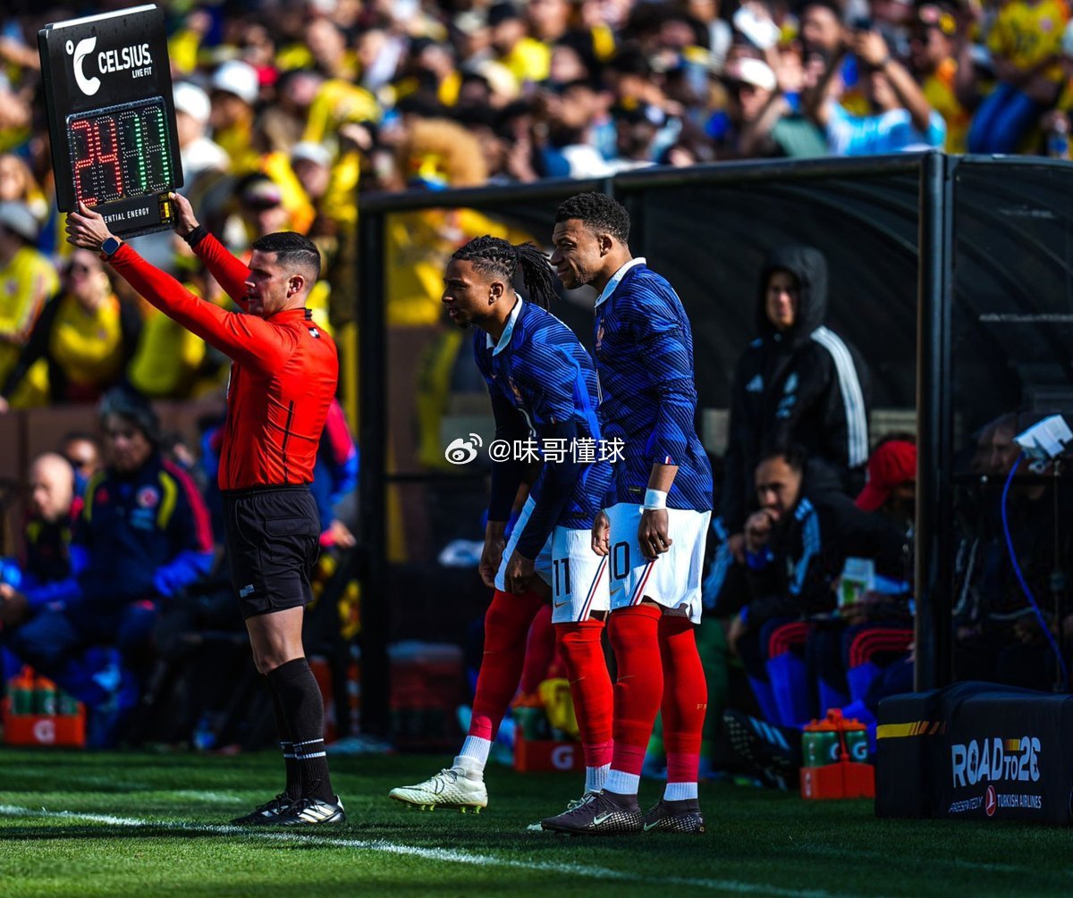 哥伦比亚1比3法国Michael Olise & Kylian Mbappé ?