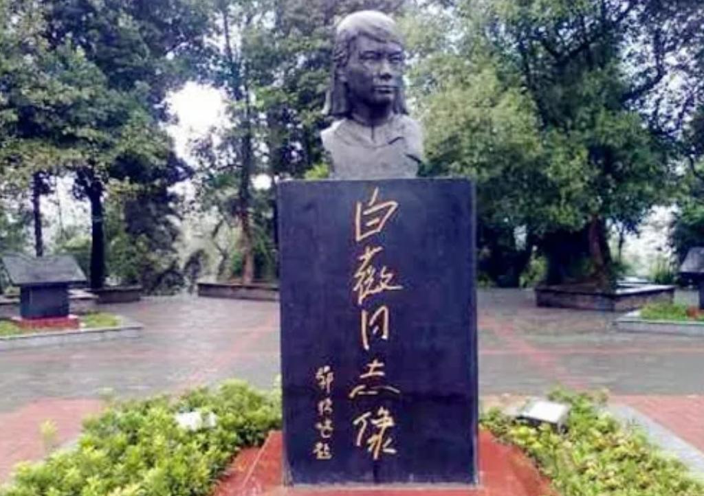 1909年，16岁的白薇正在打扫庭院，丈夫抄起板凳，就砸向她的后背，白薇见状忙往