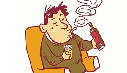 现在的人都戒烟戒酒是为了什么?这个没有为什么，吸烟烟盒上也会提醒你吸烟有害健康。