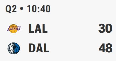 雷迪克摆出一小四大，被打7比0...湖人vs独行侠NBA