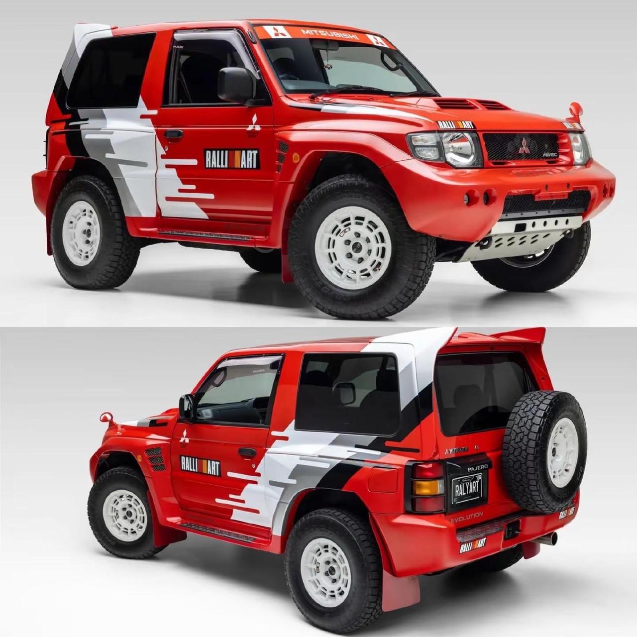三菱Pajero Evolution.如果要评选90年代最具传奇色彩的日系越野车