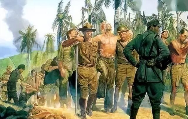 【巴丹死亡行军：1942年4月8万美菲联军被日军俘虏，行军6天死亡1.5万人】不