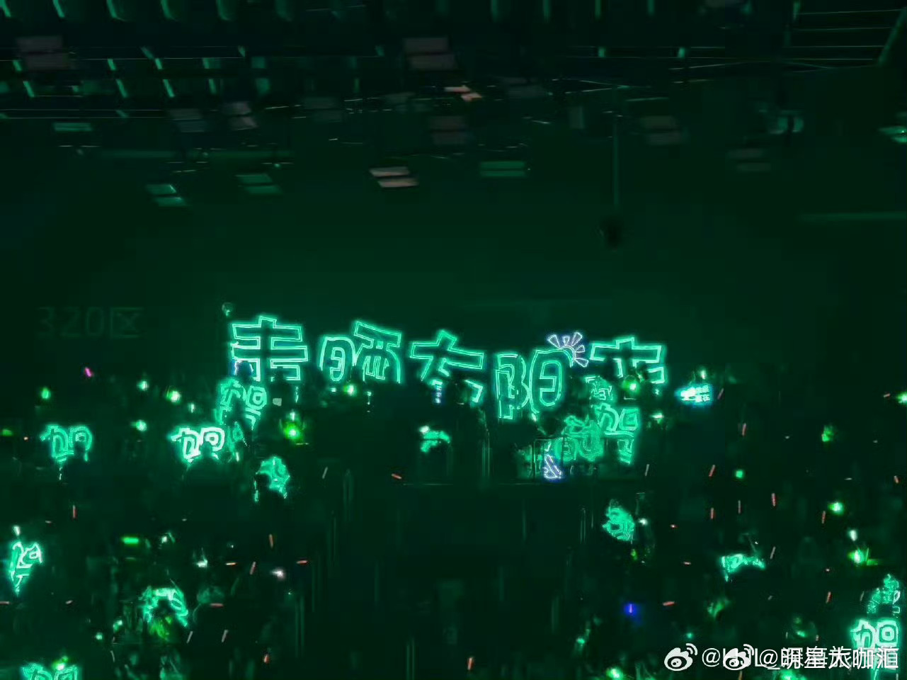 贺峻霖 夏晚谁还忘不了上次夏晚那片盛大绿海💚樱子娘全力奔赴，为铺就满眼绿意。旧