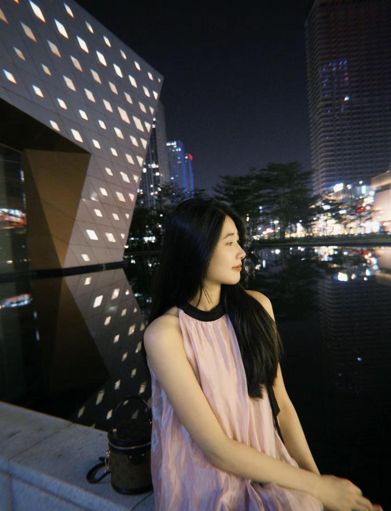 晚风很温柔 越夜越迷人 夜晚甜美氛围感