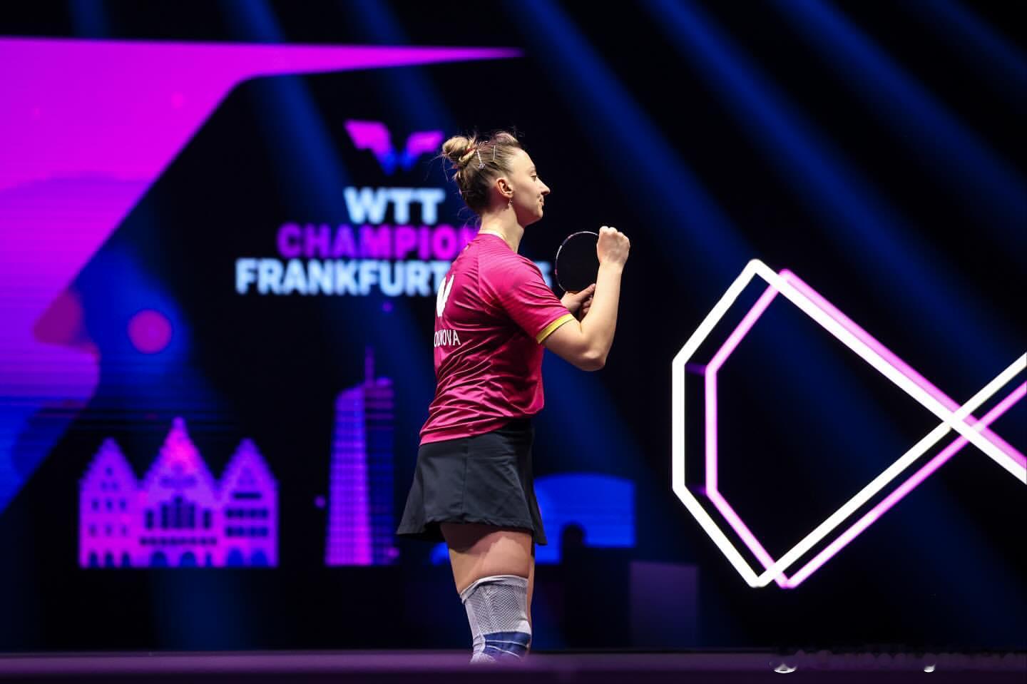 索菲亚·波尔卡诺娃：Danke法兰克福！💜🇩🇪书中的另一个WTT冠军赛！?