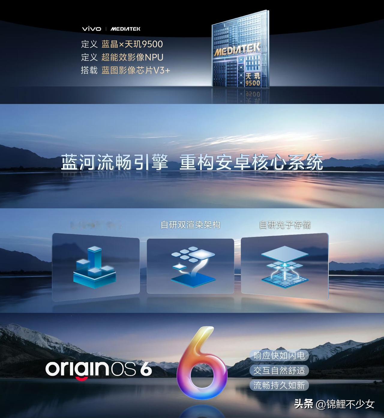 vivo蓝科技全面升级！
蓝晶｜与联发科技共同定义蓝晶×天玑9500，定义超能效