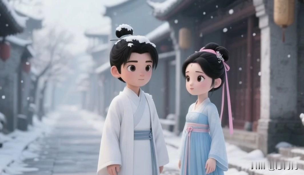 《元旦，我想陪着你》

我撷一捧元旦的烟火，
踏着月光，踱过你门前的长街。
雪吻