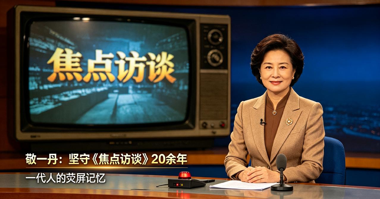 主持过《焦点访谈》的敬一丹，她在国民心中的地位究竟如何？
从前不少人一到晚上，就
