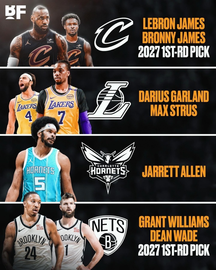 这个模拟交易我认为不妥，阿伦加兰德都应该去湖人才对。nba超季划我的观赛搭子 ​