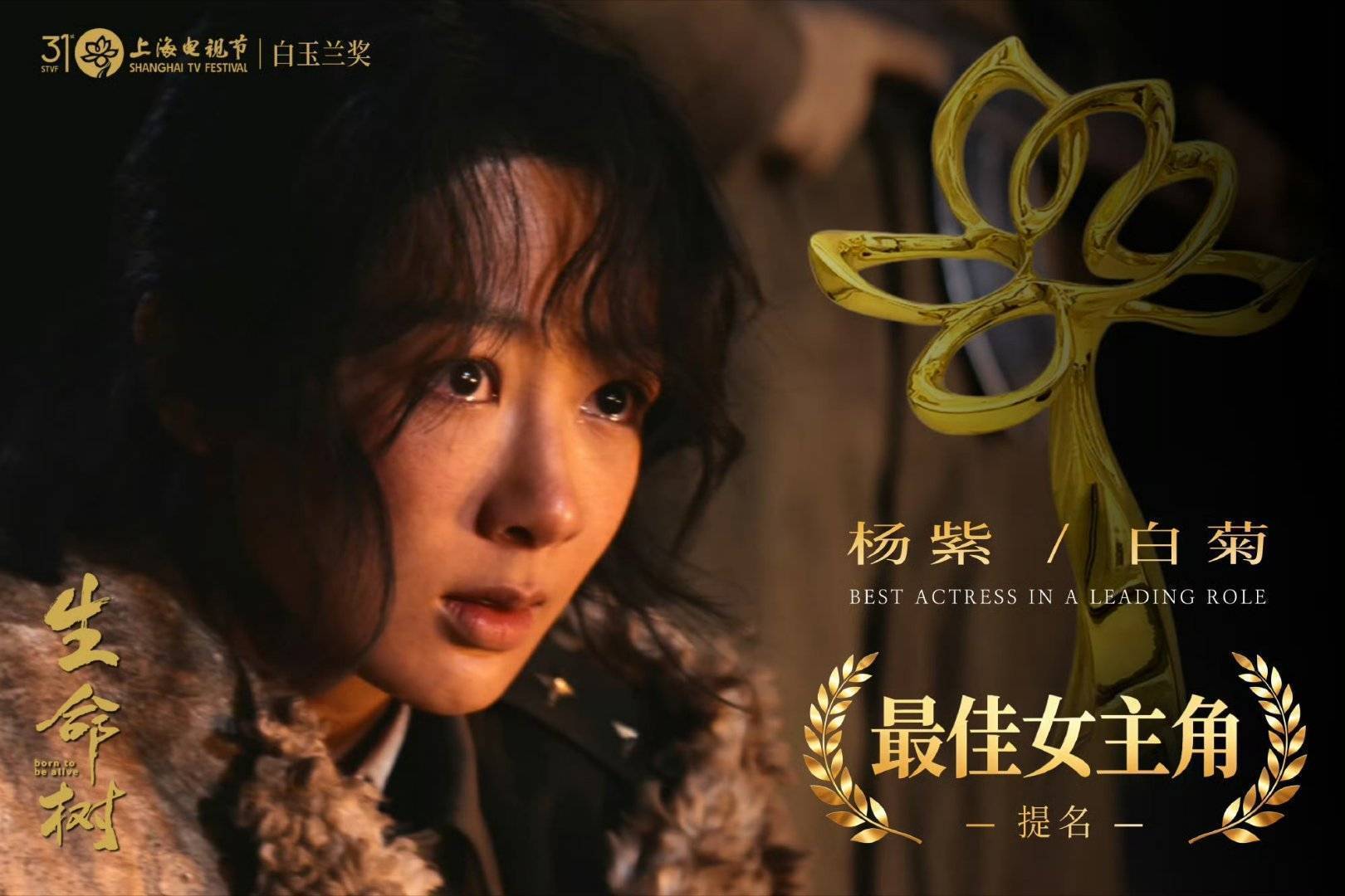 杨紫白玉兰最佳女主角恭喜杨紫荣获白玉兰最佳女主角！实至名归，不负耕耘，未来可期！
