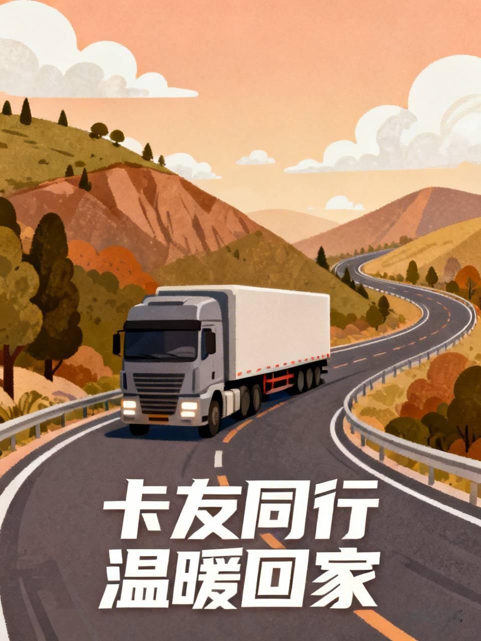 四个卡友送同行回家的事儿，听得我眼泪都决堤了！我老公也是跑运输这一行的，今年都五