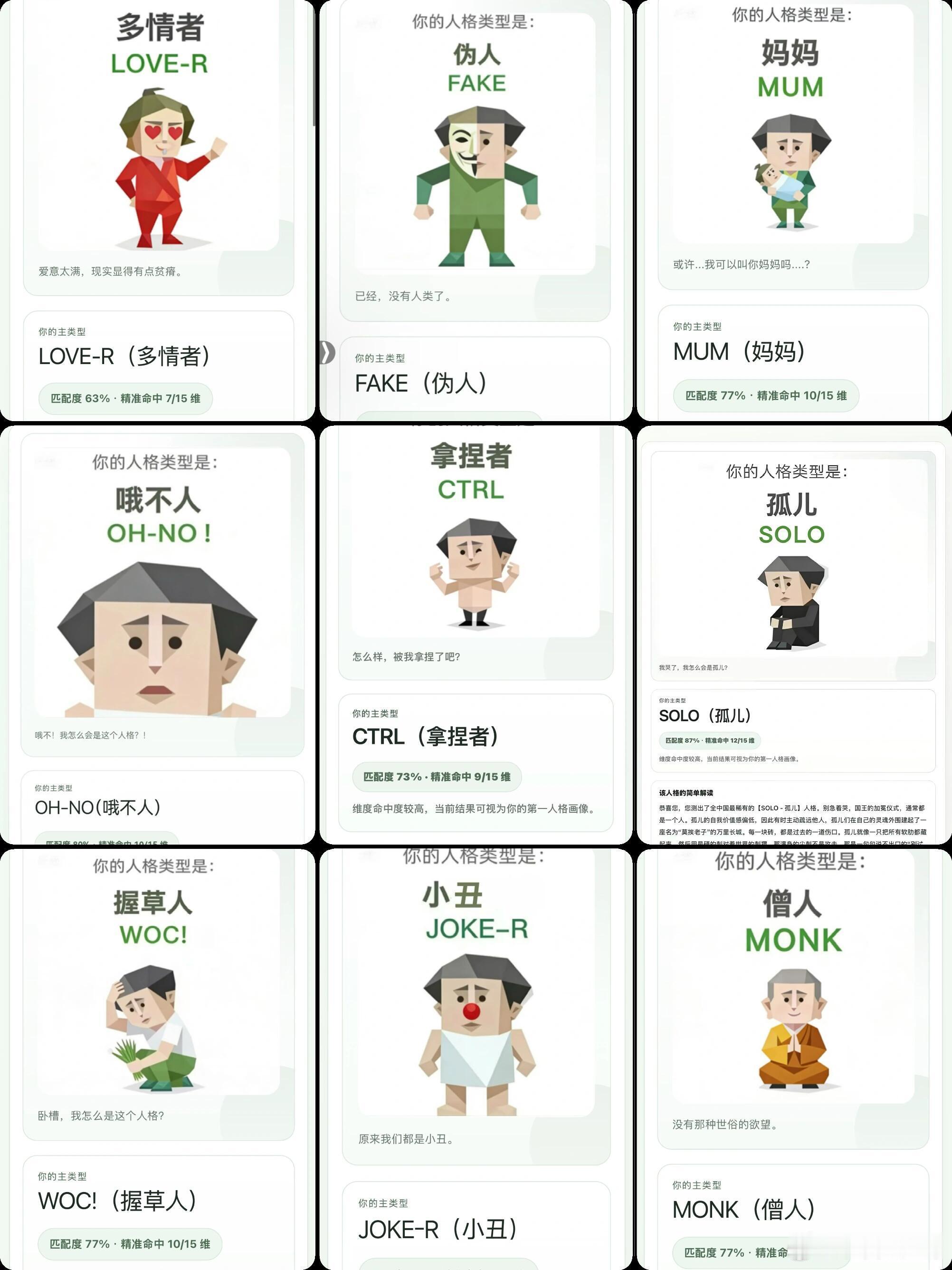 sbti测试网站崩了 🔻算法机制：它的结果生成往往带有半随机性或基于简单的关键