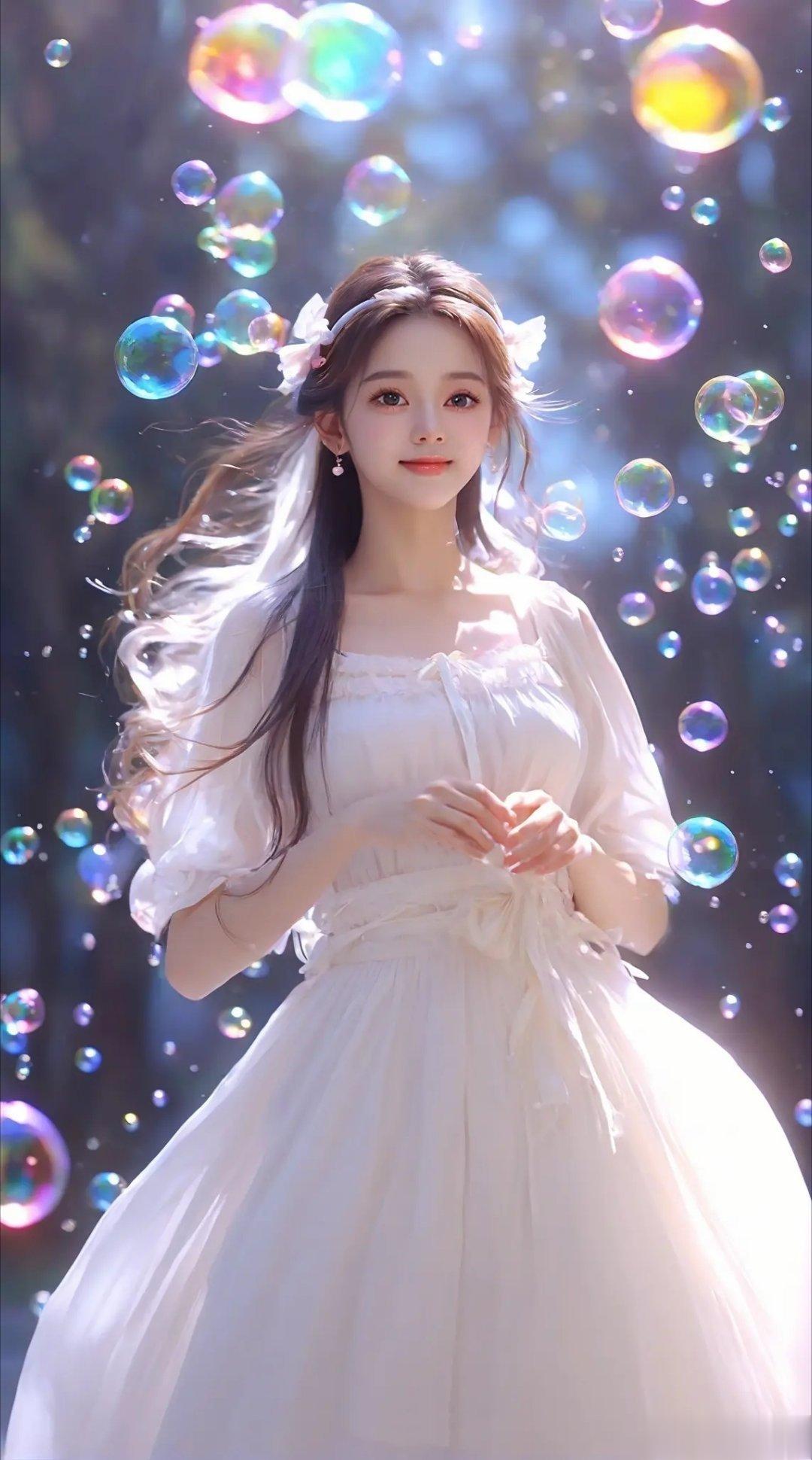 我有个满满的泡泡梦你信吗，里面都是你#泡泡##热爱生活的女孩有多可爱# ​​​