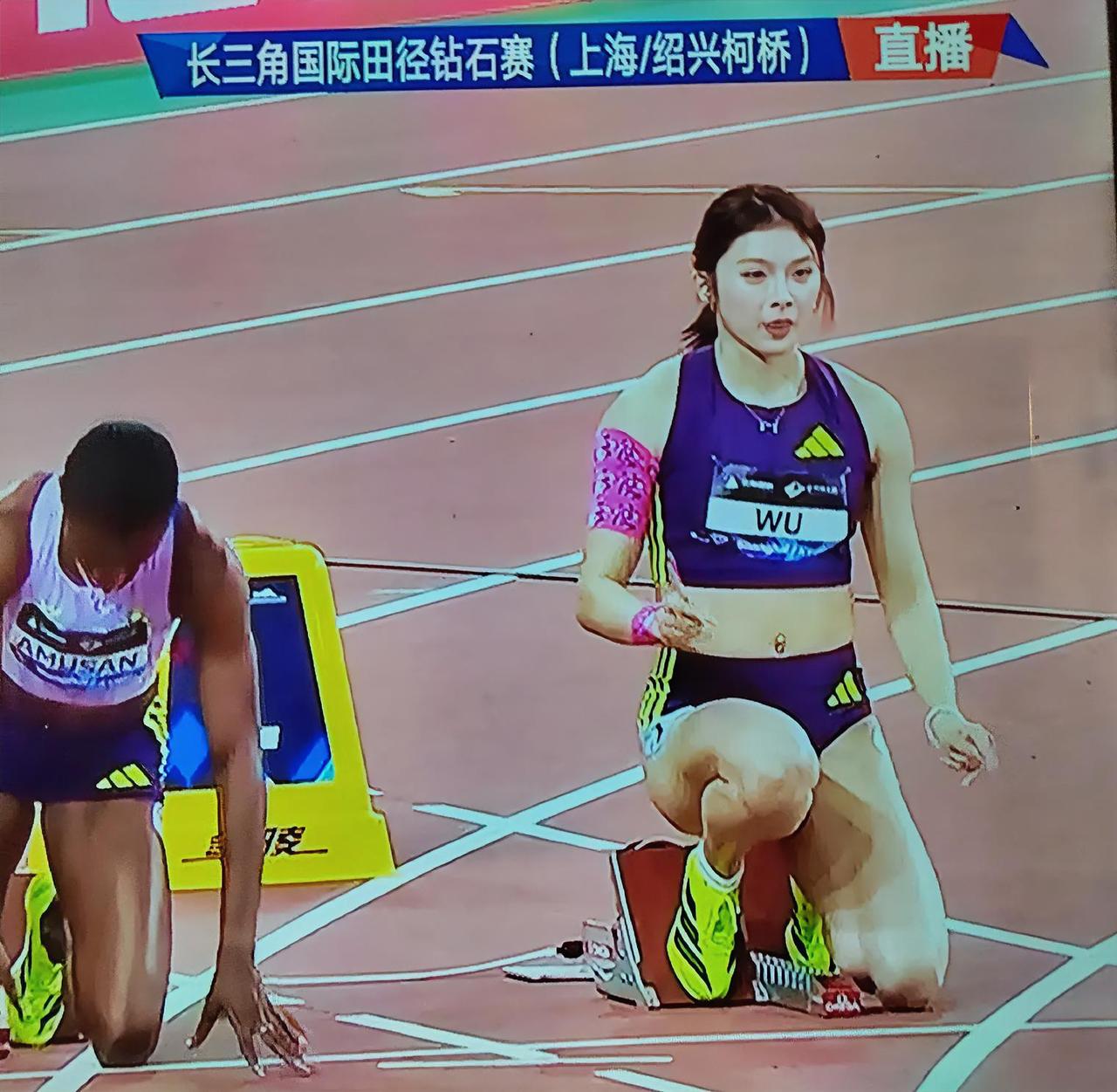 长三角国际田径钻石联赛快讯！在刚刚结束的女子100米栏决赛中，美国名将拉塞尔以1