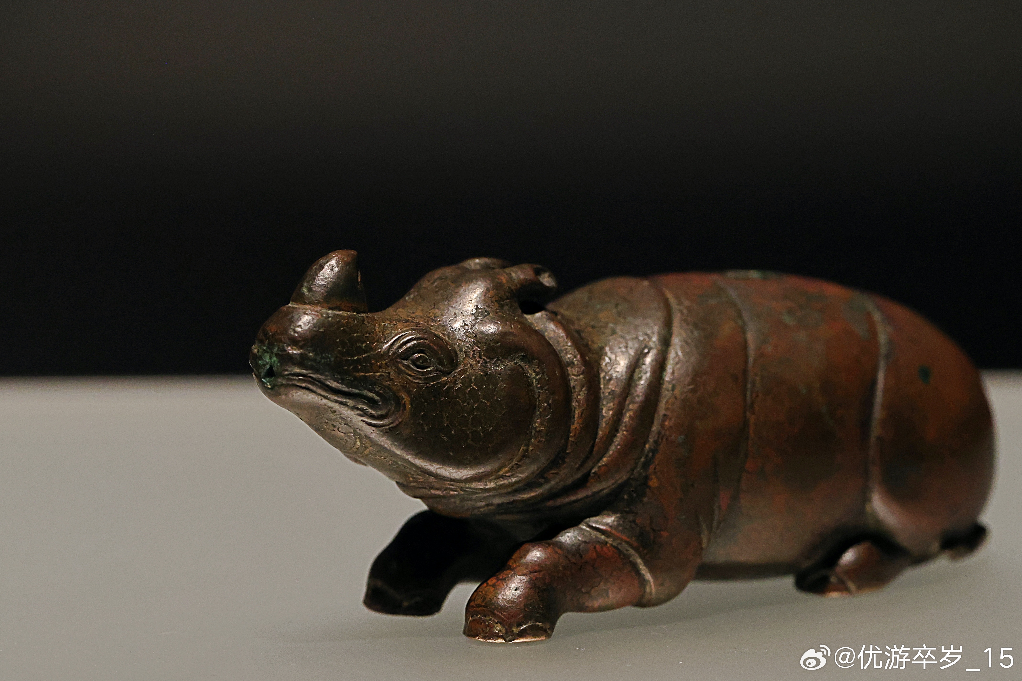 我的2026 【融古烁新-宋元明清铜器的复古与创新】犀牛形铜水注·明·大都会艺术