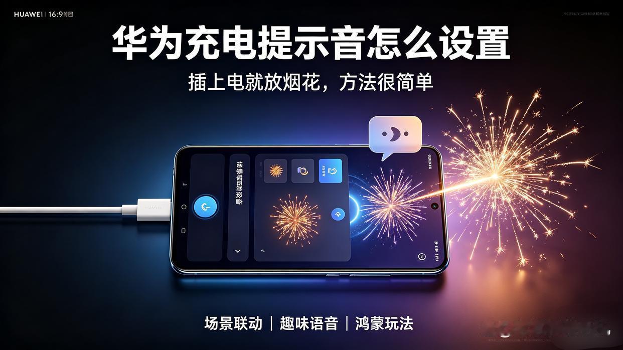 华为手机充电还能玩烟花提示音？这个功能太有意思了
 优质好文激励计划 华为鸿蒙手