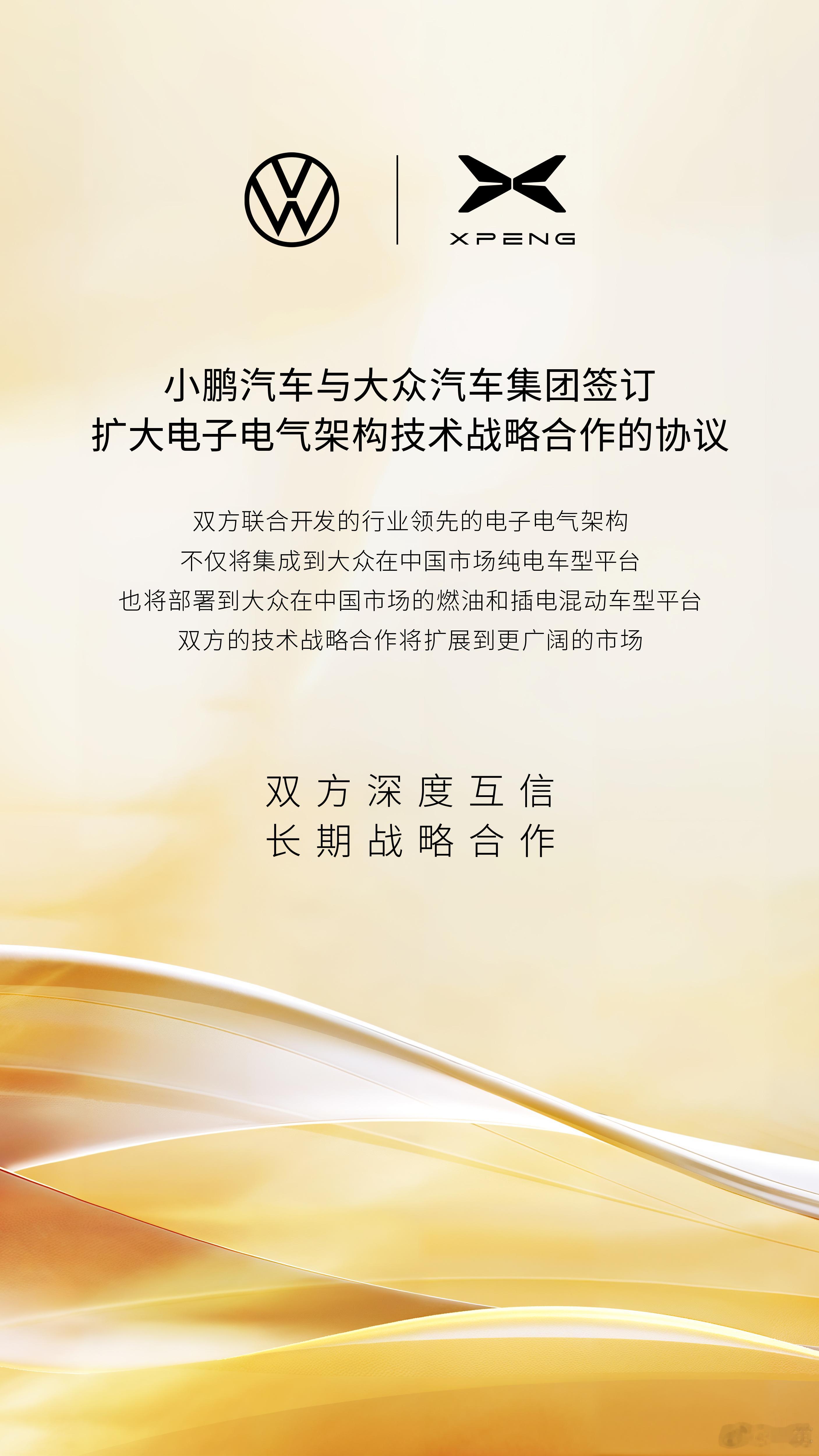 大众在中国这两年做了很多布局，宝不押在一条路线上，也可以视为一种赛马机制。现在路