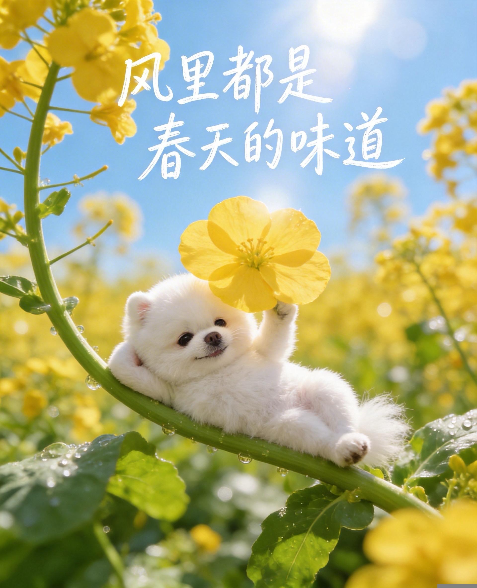 随变ai随便玩 AI油菜花微缩摄影