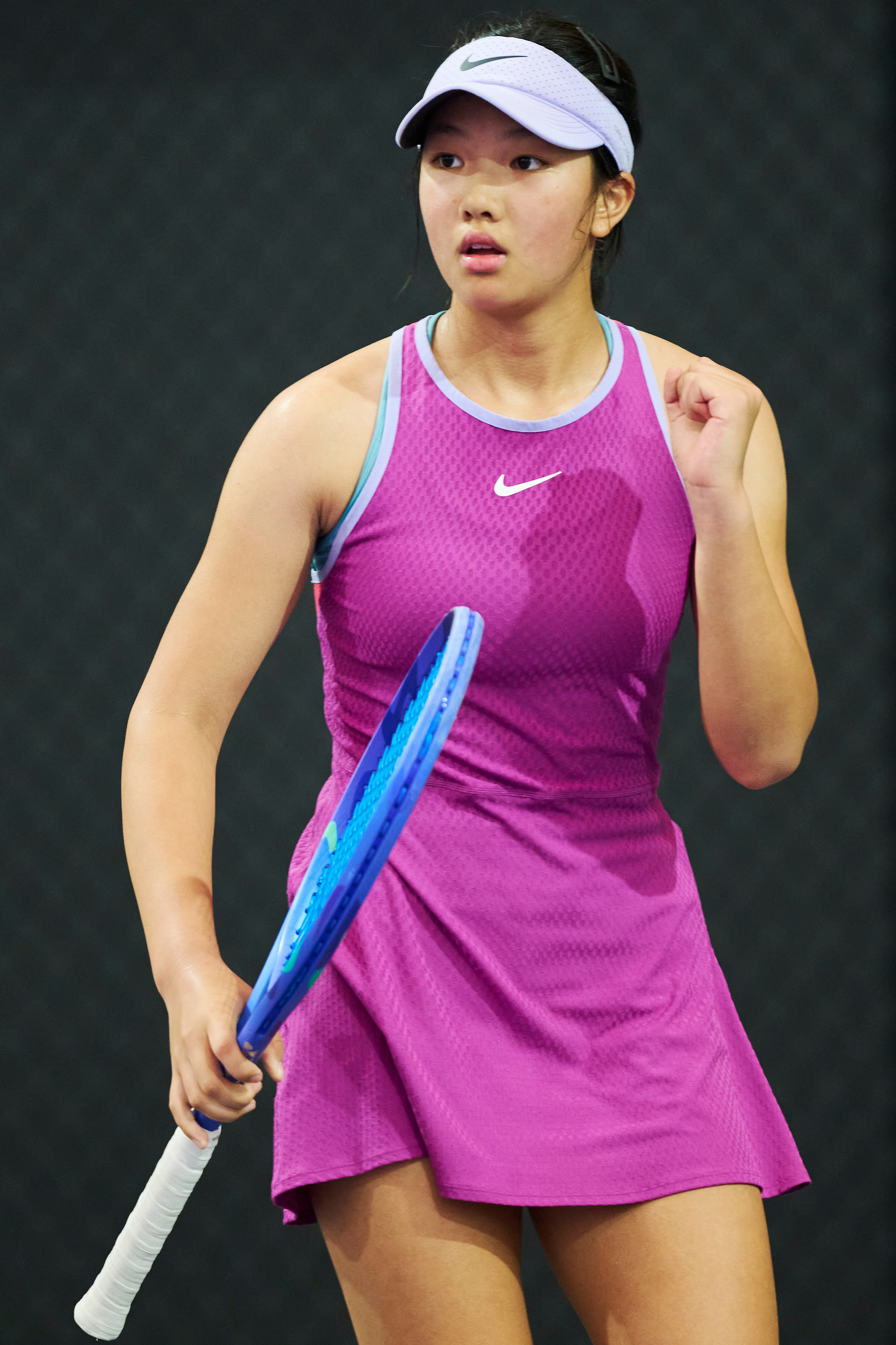 外卡出战，上海网球美少女钱懿辰ITF J60广州黄埔赛事拼尽全力两分之差止步资格